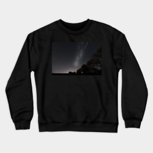 Milchstrasse über Oberschwaben Crewneck Sweatshirt